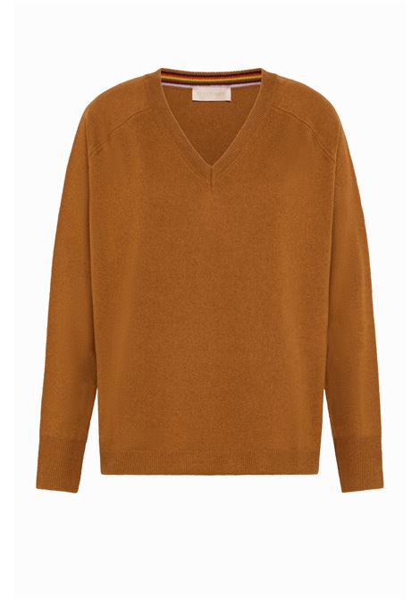 Kimi merino wool cashmere-tobacco sweater MOMONI |  | MOKN0240640