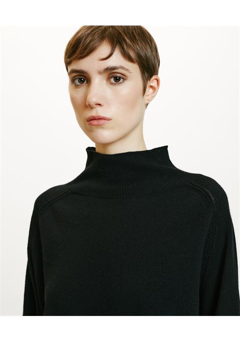 Amaya merino wool cashmere-black sweater MOMONI |  | MOKN0250990