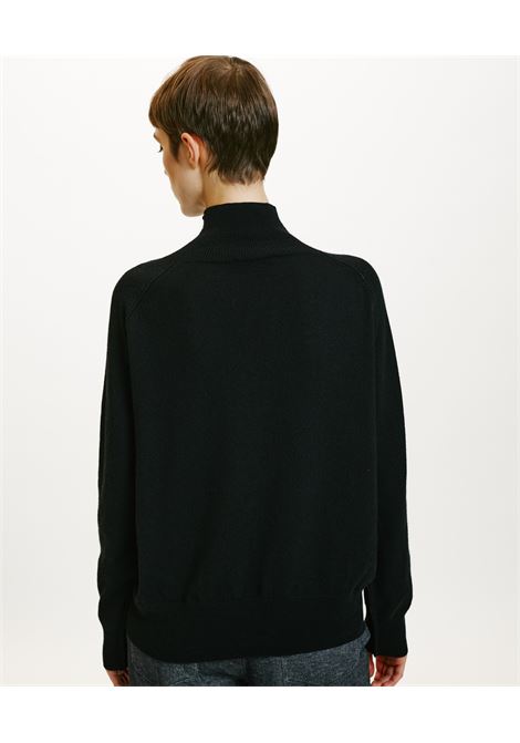 Amaya merino wool cashmere-black sweater MOMONI |  | MOKN0250990