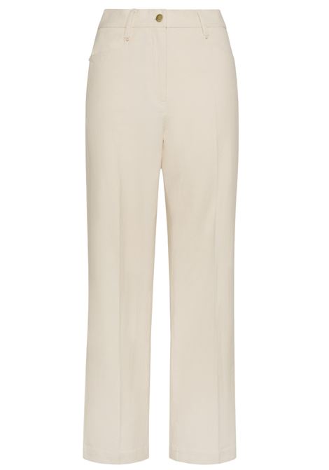 Stretch-wool-cream cotton denim jacques pants MOMONI |  | MOPA0060040