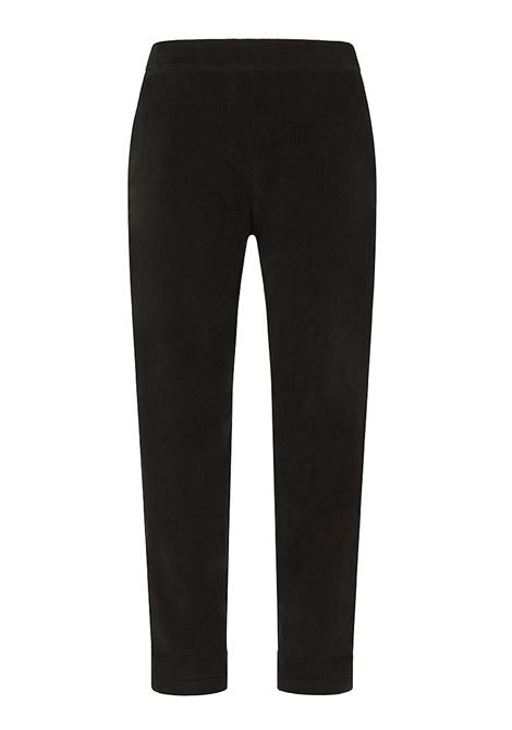 Thousand-striped velvet stretch-black yoko pants MOMONI |  | MOPA0120990