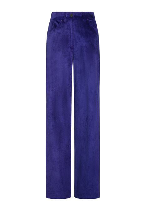 Stretch-blue corduroy gustave pants MOMONI |  | MOPA0280850