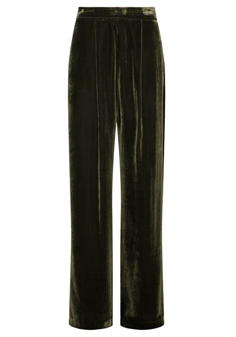 Silk blend velvet smooth-matcha green pascal pants MOMONI |  | MOPA0330749