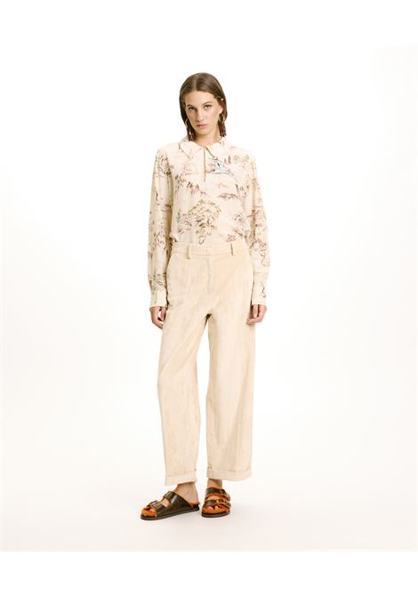 Stretch-cream corduroy dango pants MOMONI |  | MOPA0370040