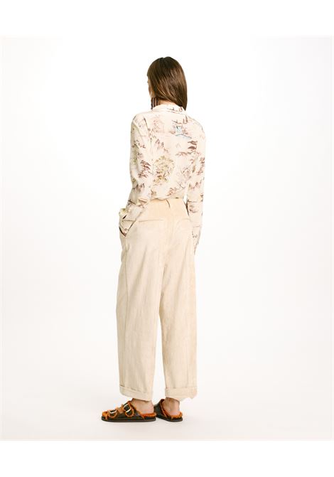 Stretch-cream corduroy dango pants MOMONI |  | MOPA0370040