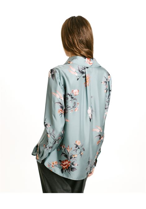 Silk twill shirt with iconic print MOMONI |  | MOSH0018043