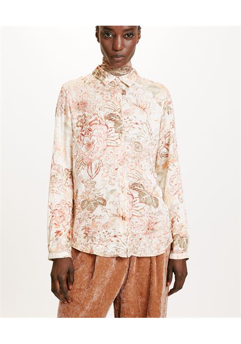 Silk shirt with rounded hem MOMONI |  | MOSH0044440