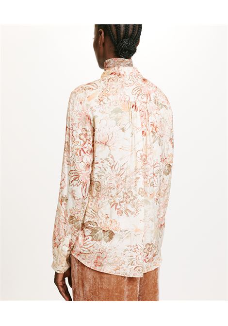 Silk shirt with rounded hem MOMONI |  | MOSH0044440