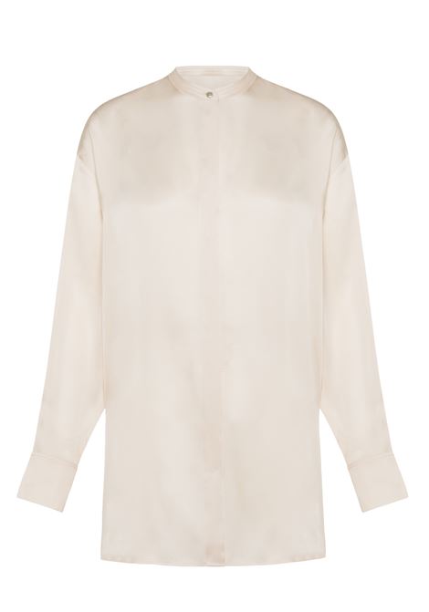 Washed silk shirt with mandarin collar MOMONI |  | MOSH0050040