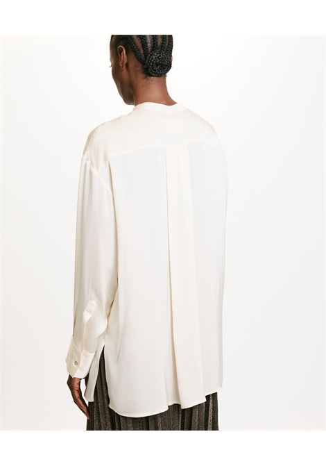 Washed silk shirt with mandarin collar MOMONI |  | MOSH0050040