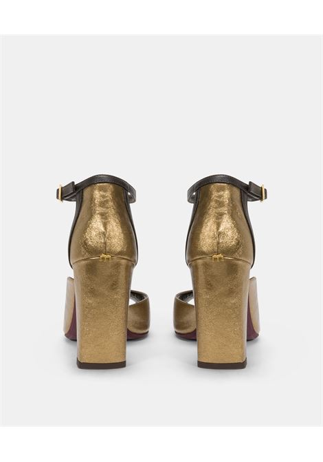 Faux leather laminated-gold ajisai shoes MOMONI |  | MOSS0080280