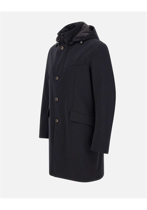 Cappotto Parka in Piuma Blu Scuro - Montecore MONTECORE | Cappotti | F07MUCX740-18589