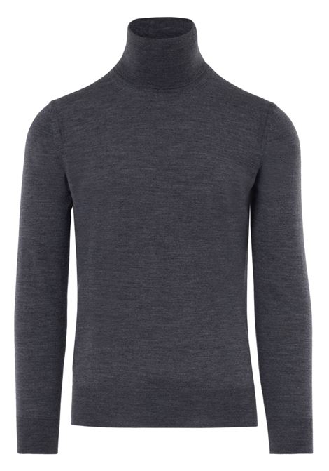 Wool Turtleneck Sweater - Grey Color PAOLO PECORA |  | A003 F0018996