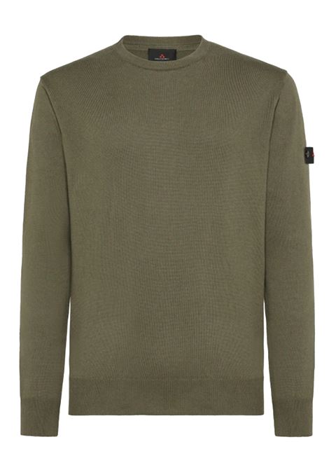 Cotton Wool Blend Crew Neck Sweater - EXMOOR 06 PEUTEREY |  | PEU5239690