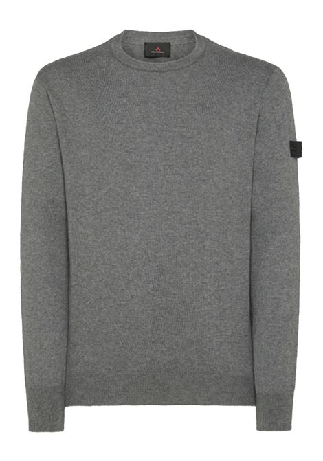 Cotton Wool Blend Crew Neck Sweater - EXMOOR 06 PEUTEREY |  | PEU5239743MG