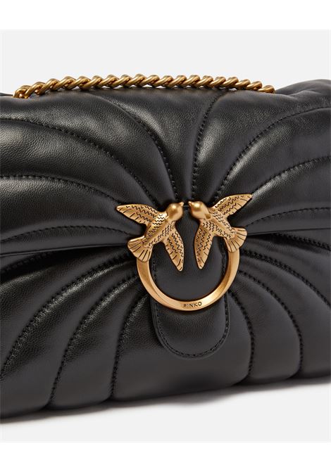 PINKO - Large Love Bag Puff quilted butterfly shoulder bag PINKO |  | 100038-A1EXZ99Q