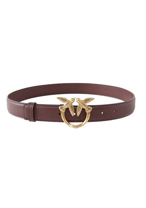 PINKO - Love Birds leather belt 3cm PINKO |  | 100125-A0F1L86Q