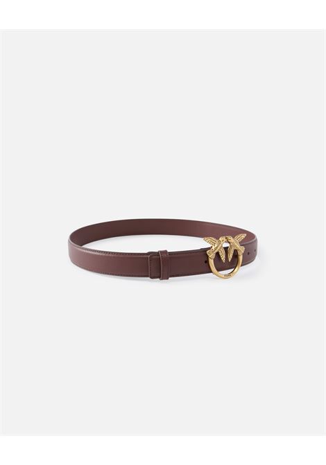 PINKO - Love Birds leather belt 3cm PINKO |  | 100125-A0F1L86Q