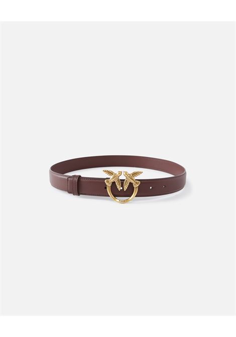 PINKO - Love Birds leather belt 3cm PINKO |  | 100125-A0F1L86Q