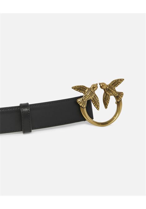 PINKO - Love Birds leather belt 3cm PINKO |  | 100125-A0F1Z99Q