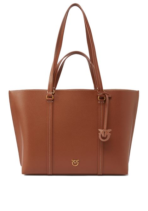 Borsa Shopper grande in pelle bottalata PINKO | Borse | 102832-A1LFL48Q