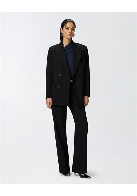 Tailored wide-leg pants in twill PINKO |  | 103700-A1XXZ99