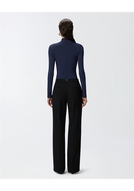 Tailored wide-leg pants in twill PINKO |  | 103700-A1XXZ99