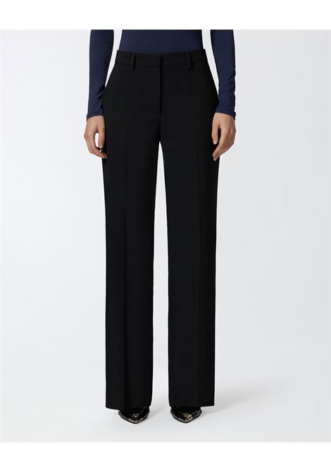 Tailored wide-leg pants in twill PINKO |  | 103700-A1XXZ99