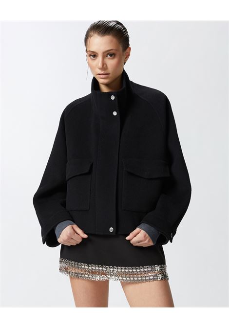 High-necked double cloth short coat PINKO |  | 103842-A1ZQZ99