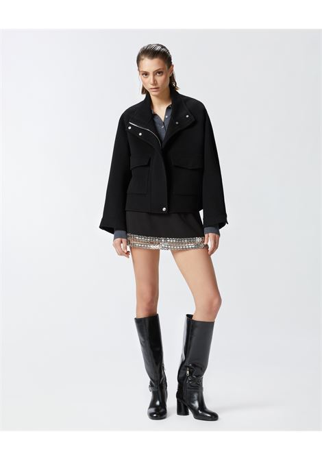 High-necked double cloth short coat PINKO |  | 103842-A1ZQZ99