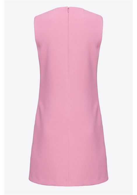 Short Stretch Crepe Dress with Asymmetrical Zip PINKO |  | 103868-A20AO78