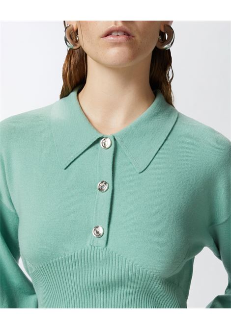 Ribbed long-sleeved polo shirt PINKO |  | 104016-A15SU43