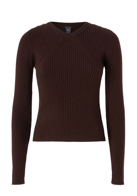 Ribbed wool long sleeve sweater PINKO |  | 104020-A15SM28