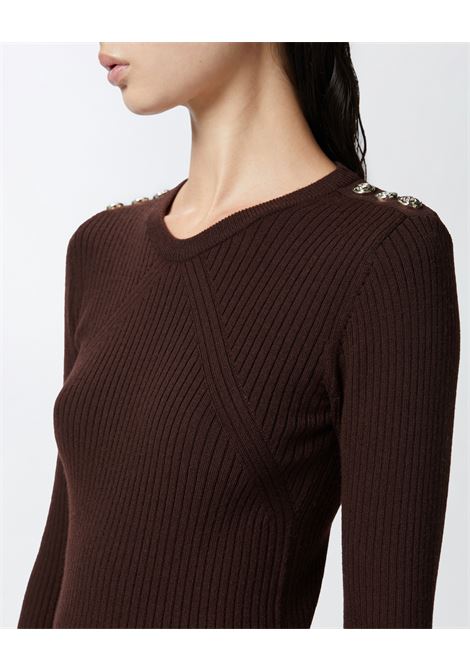 Ribbed wool long sleeve sweater PINKO |  | 104020-A15SM28