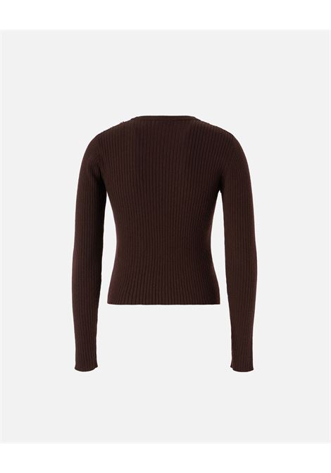 Ribbed wool long sleeve sweater PINKO |  | 104020-A15SM28