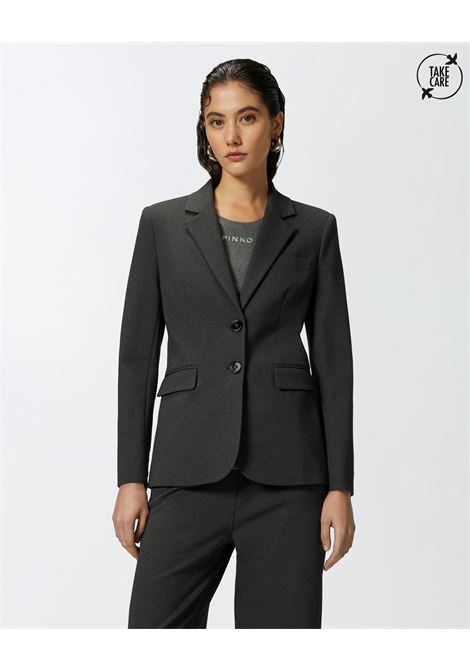 Blazer monopetto con spalle costruite PINKO | Giacche | 104181-A15MI76