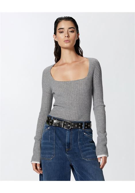 PINKO - Ribbed wool and cashmere sweater PINKO |  | 104343-A278IZ1