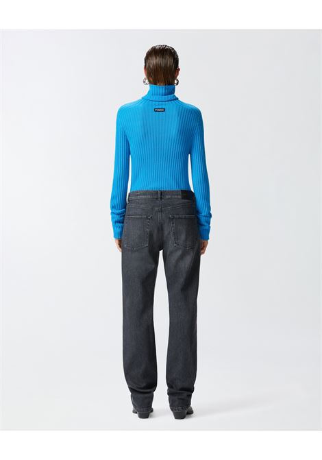 PINKO - Ribbed cashmere blend turtleneck sweater lurex cuffs PINKO |  | 104344-A278EI5