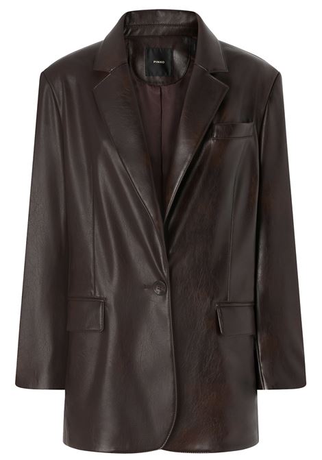 Classic leather effect fabric blazer PINKO |  | 104439-A27MM11