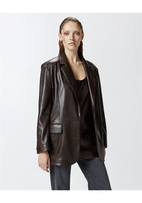 Classic leather effect fabric blazer PINKO |  | 104439-A27MM11