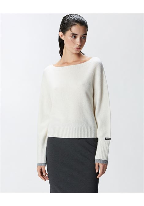 PINKO - Wool and cashmere boat neck sweater PINKO |  | 104467-A277ZK1