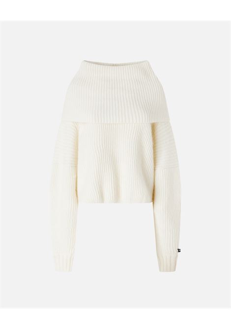 Ribbed pullover with wide turned-up collar PINKO |  | 104493-A282Z13