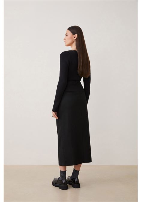 Black skirt with Fanja Midi belt SUNCOO |  | H24C0514302