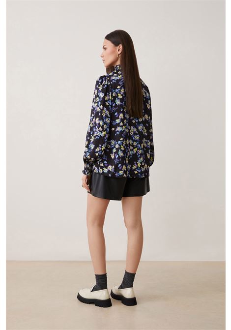 Lamini Flowy blouse with neon floral print SUNCOO |  | H24C0733349