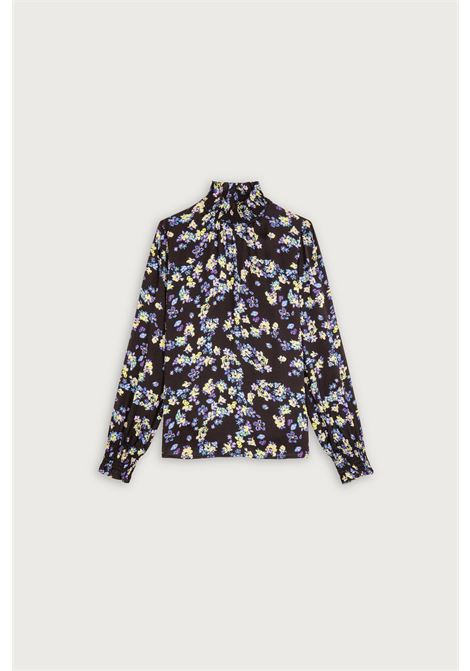 Lamini Flowy blouse with neon floral print SUNCOO |  | H24C0733349