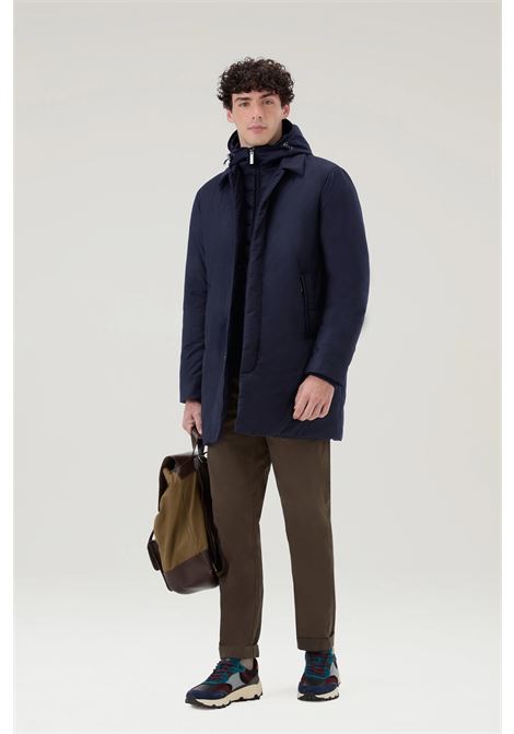 Luxury 2-In-1 Coat in Italian Wool and Silk Blend Crafted from a Loro Piana Fabric WOOLRICH |  | CFWOOU0910MRUT24903989