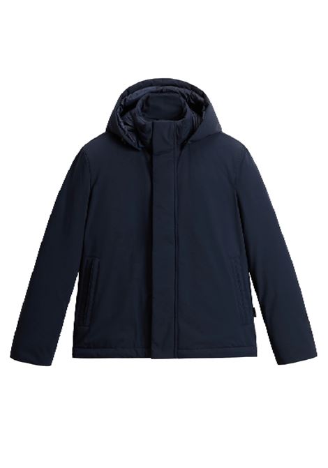 Stretch nylon padded jacket with removable hood WOOLRICH |  | CFWOOU0929MRUT33393989