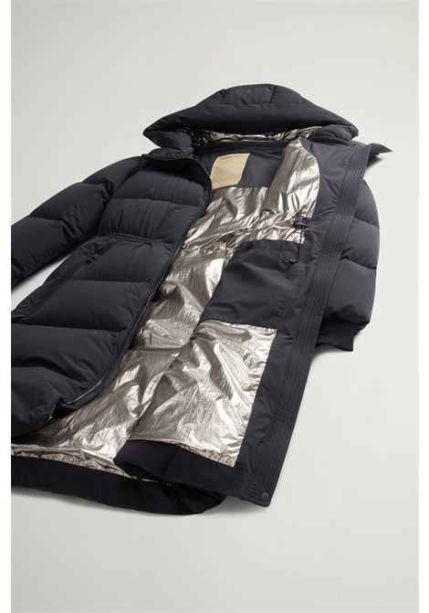 Long quilted stretch nylon parka with removable hood WOOLRICH | Parka | CFWWOU1044FRUT3107100