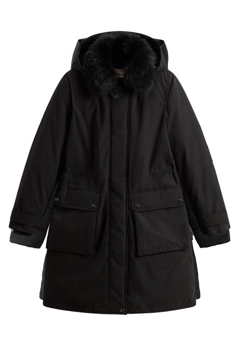 Arctic Parka in Mountain Cloth with Removable Hood and Fur WOOLRICH | Parka | CFWWOU1091FRUT3780100