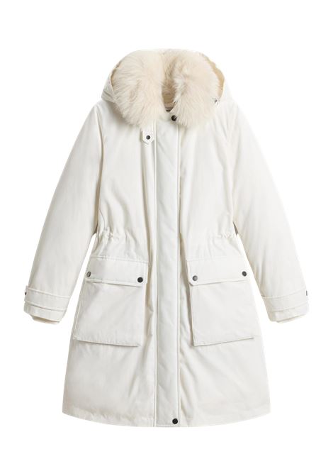 Arctic Parka in Mountain Cloth with Removable Hood and Fur WOOLRICH | Parka | CFWWOU1091FRUT37808270